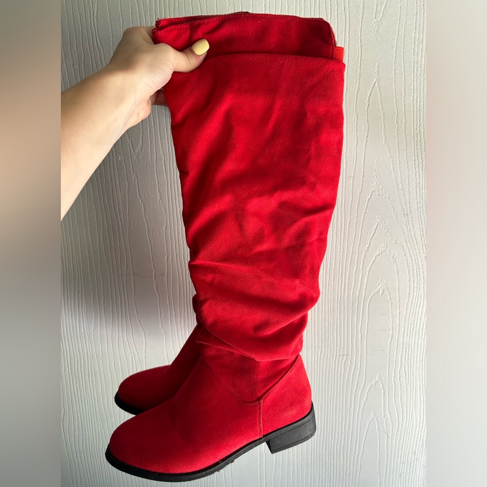 Red boots